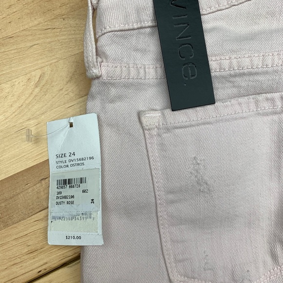 Vince Dylan Ankle Skinny Rose Pink Jeans - Picture 3 of 5